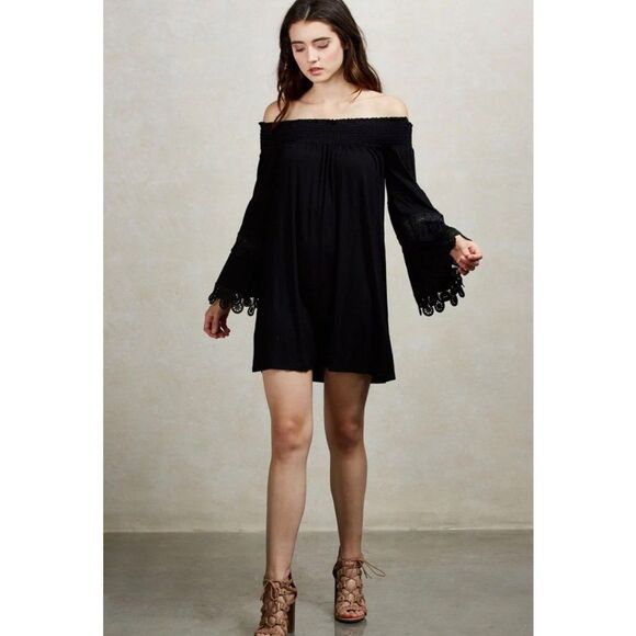 VAVA by Joy Han Bambi Off the Shoulders Mini Dress Size XS Witchy Whimsigoth - Picture 14 of 16